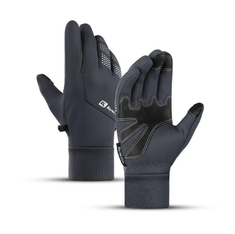

Touchscreen Winter Thermal Warm Cycling Bicycle Bike Ski Outdoor Camping Hiking Motorcycle Gloves Sports Full Finger, As picture