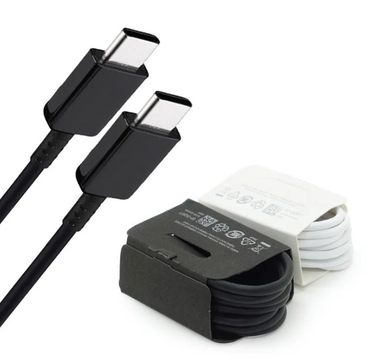 

1 meter usb c to c cable PD type c fast cable, Black/white
