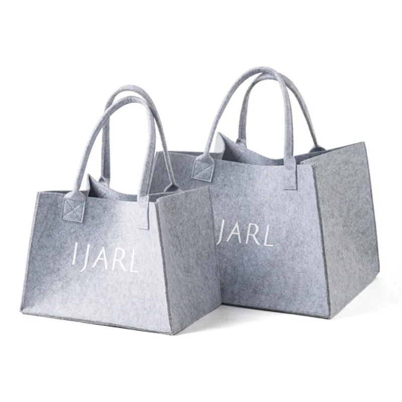 

HB038 Manufacturer custom logo felt tote bag eco-friendly shopping bag non-woven custom shopping tote bag, Multi colors