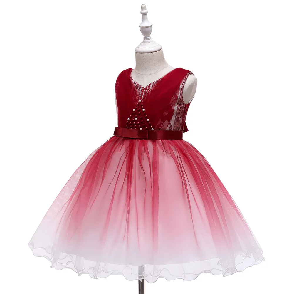 

Gradient color girls princess dress skirt children dress net gauze tutu skirt dresses