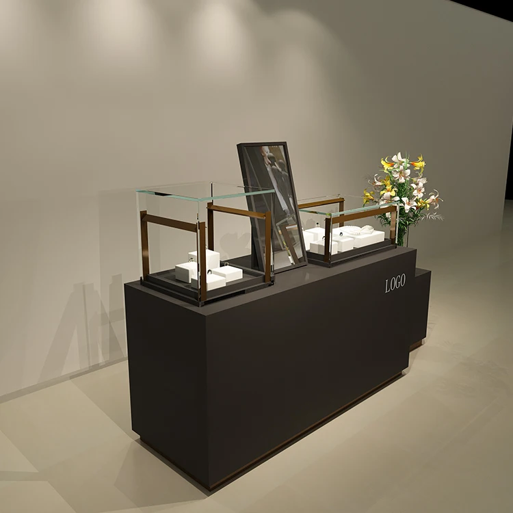 可定制的 luxurly 玻璃展示珠宝