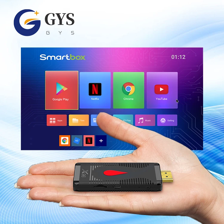 

2022 Hot Selling Mini TV Stick X96S400 Allwinner H313 Quad Core 4K 2.4G Wifi Android 10 OS Similar with Amazon stick mi stick