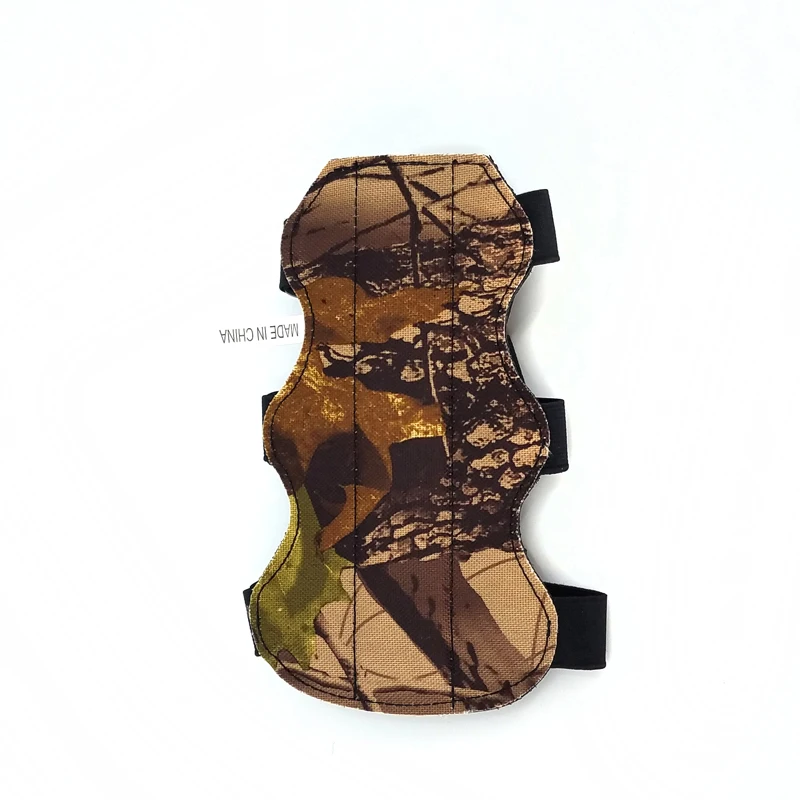 

3 Straps Adjustable Camo Archery Arm Guard Protector for Shooting and Hunting