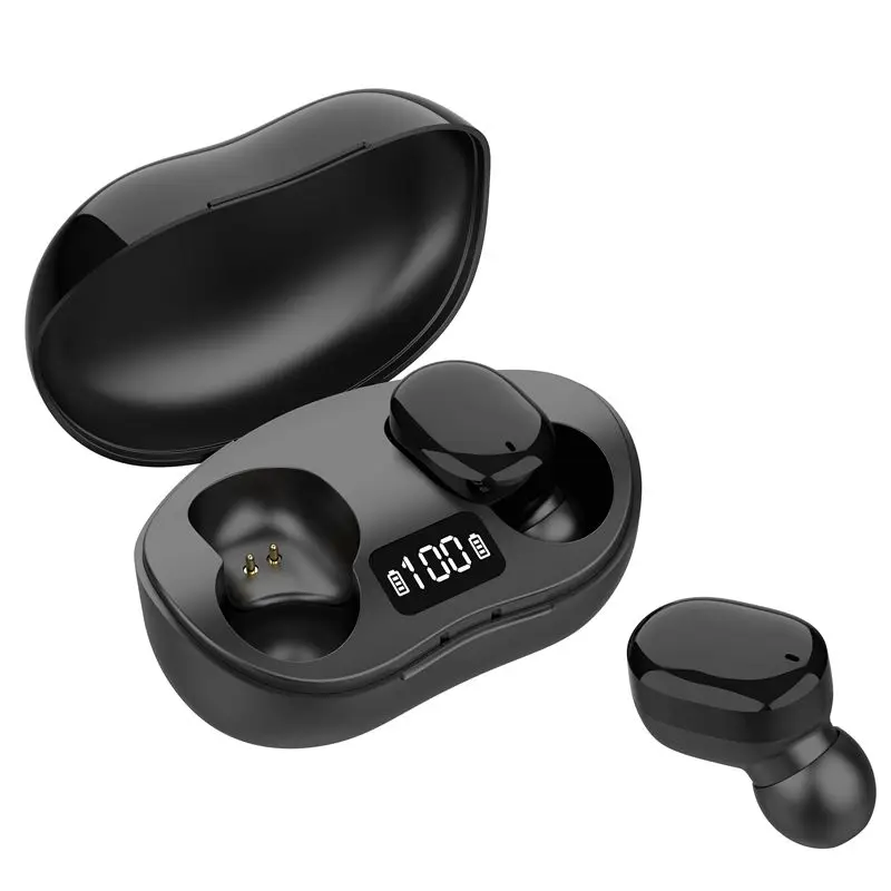 

New E8S Mini Tws Earphone Wireless BT V5.1 LED Display In-ear Headset Hifi Stereo Noise Canceling Touch Earbuds For Xiaomi Redmi