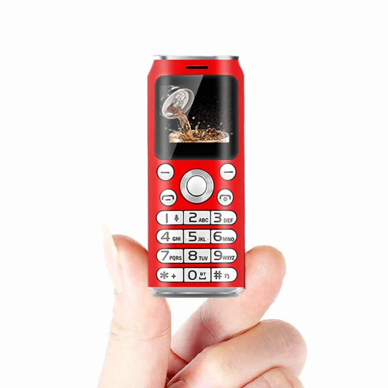 

Mini Mobile Phone Cute Pocket Phone SATREND K8 1.0inch Cola Shape Telefone MP3 Dialer Call Recording Small Cellphone