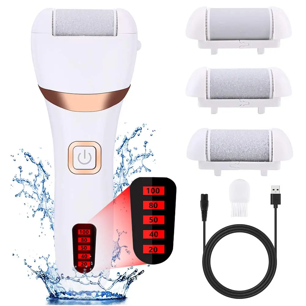 

2021 New rechargeable waterproof electric foot file portable foot file electric