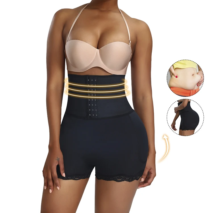 

Wholesale Latest Design Women Slim Body Shaper Adjustable Latex Waist Trainer Waist Trimmer Belt 2 In 1 Butt Lifter Shaper, As show