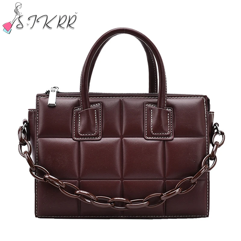 

2021 Spring Large Capacity Women Messenger Bag Leisure Trend Designer Bags Square Chain Shoulder Bag, Picture