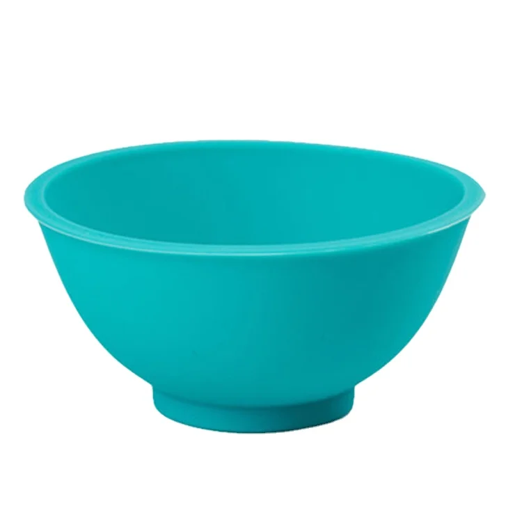

Exquisite multi functional silicone seasoning bowl & dipping bowl & baby's supplementary food bowl and salad bowl, Blue/green / pink / cyan