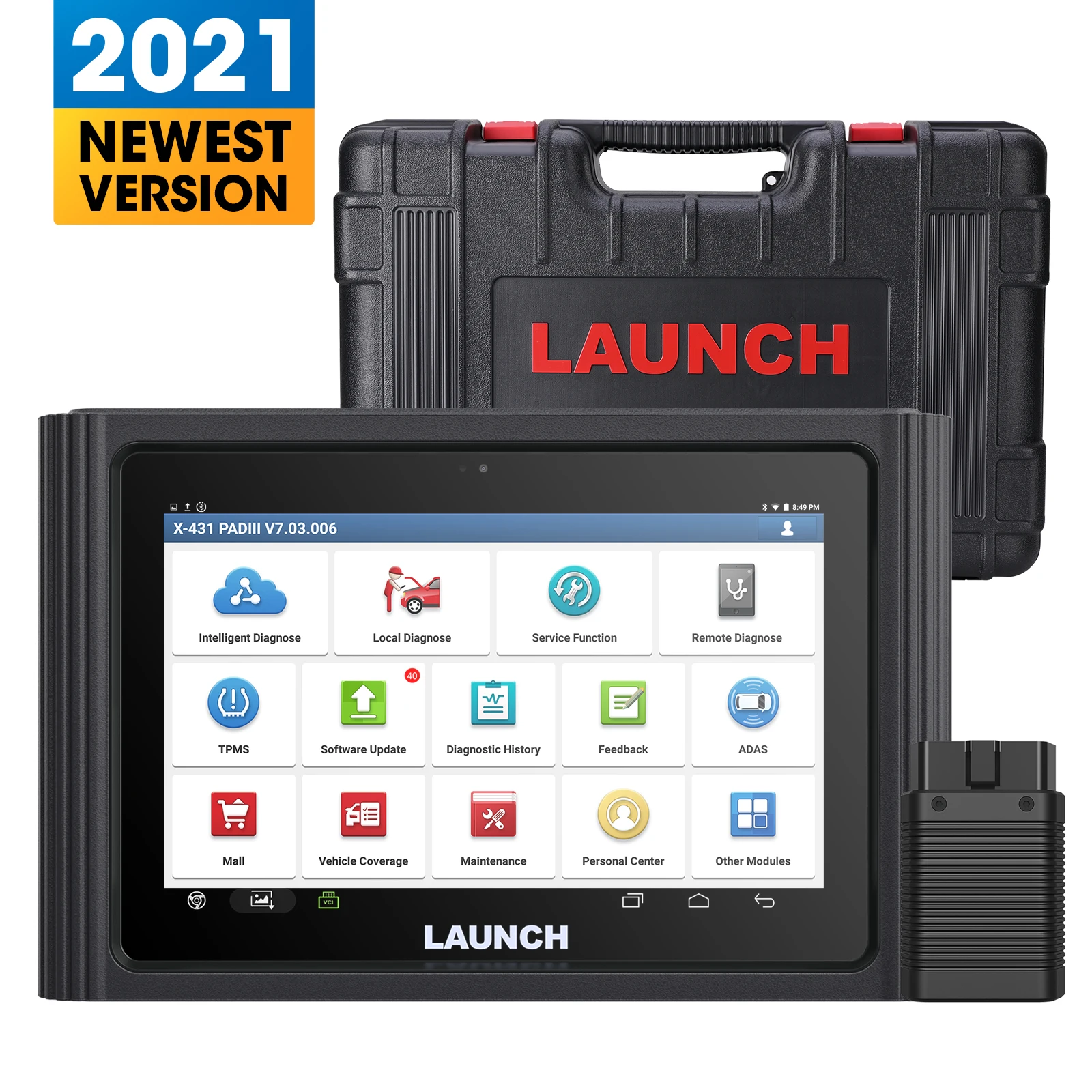 

Launch X431 PadIII V2.0 OBD2 Scanner better v plus launch x 431 pro4 launch x431 v pro3 24v.12v