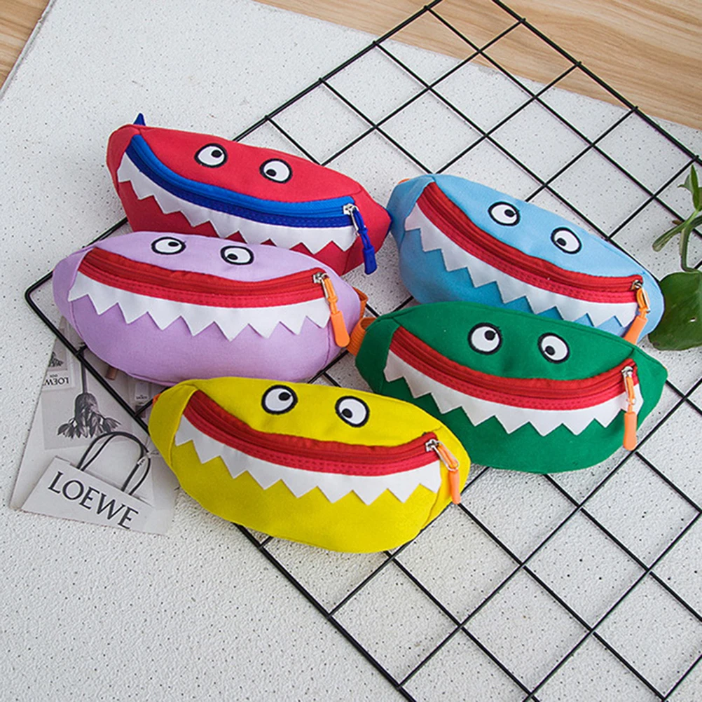 

Children Fanny Packs Cartoon Chest Bag Kid Boy Girl Money Wallet Waist Bags Kawaii Running Belt Bag, Blue/green/purple/red/yellow