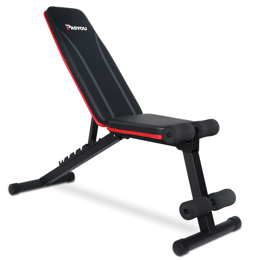 

Exercise Gym Equipment Indoor Fitness Foldable Adjustable Pasyou Dumbbell Weight Bench Press For Home