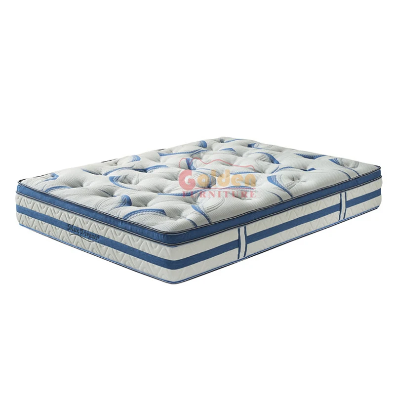 

Bedroom Furniture Sleepwell All Size Natural Latex Coil in Coil Box Top Mattress with Memory Foam Inside
