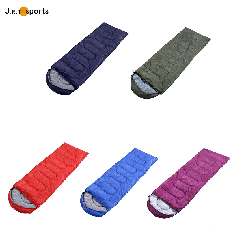 

Cold Weather Keep Warm Adult Hooded Envelope Outdoor Sleeping Bag for Camping Hiking, Custom color