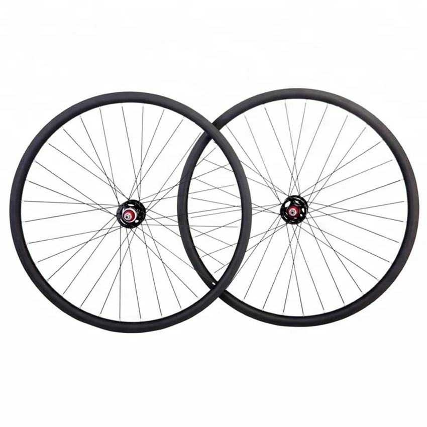 

OEM 24 Inch Bicycle Wheels Aluminum Alloy Fixed Gear Bike Wheelset Bicycle Rims for Cruisers Bike, Black