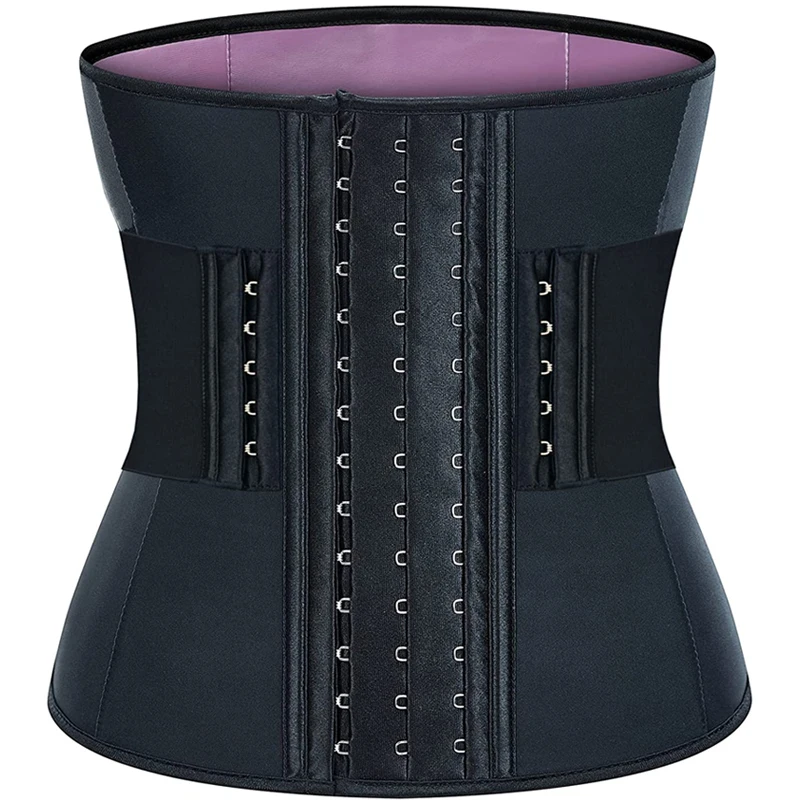 

Plus Size Waist Trainer for Women Sweat Trimmer Adjustable Cincher Sauna Belt Workout Tummy Control Band Body Shaper Girdle, Purple, blue, yellow