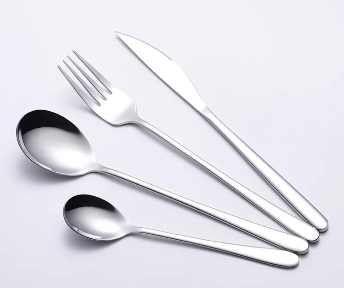 Custom Made Silverware Cutlery Sets High Quality Stainless Steel Su304