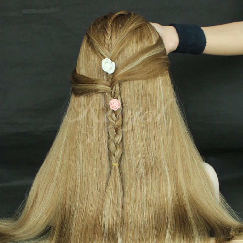 

27 inch #12 Highlight 14 Highlight 16 High Quality Muiti-directional Top Brazilian Human Hair Jewish Wig