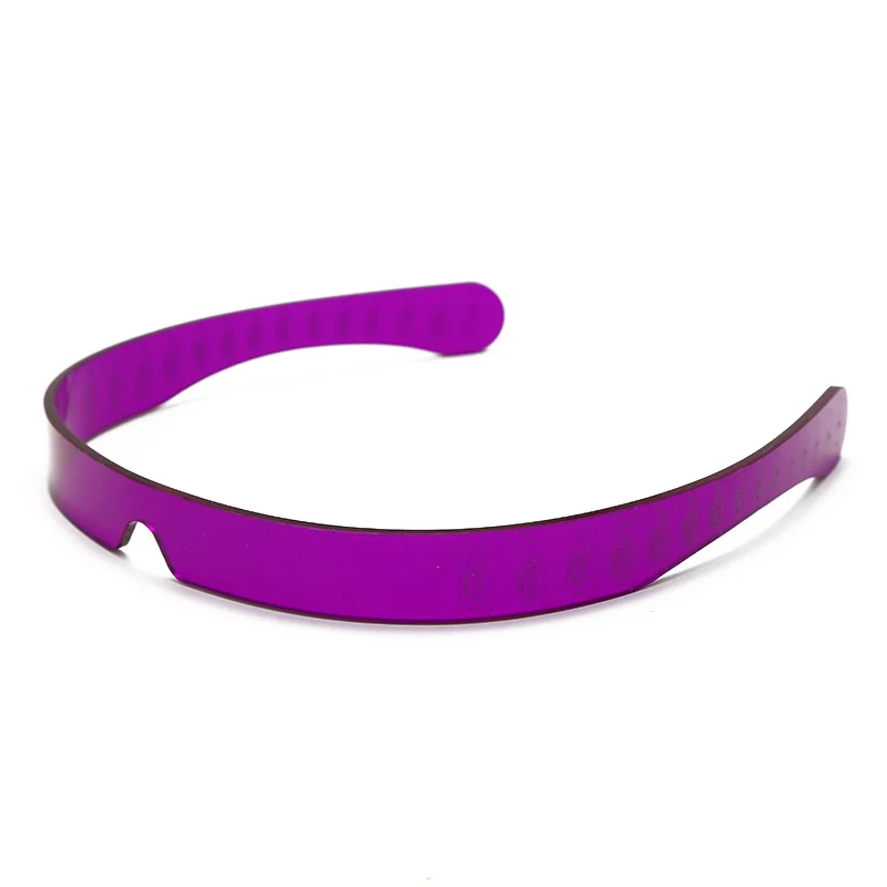 

Customize logo rimless PC material punk women fashion sunglasses