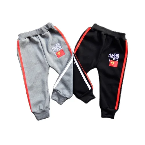 

2021 Wholesale Kids Boys Pants&trousers Sportswear Clothes Custom Logo Fleece Sweatpants Boys Kids Jogger Pants