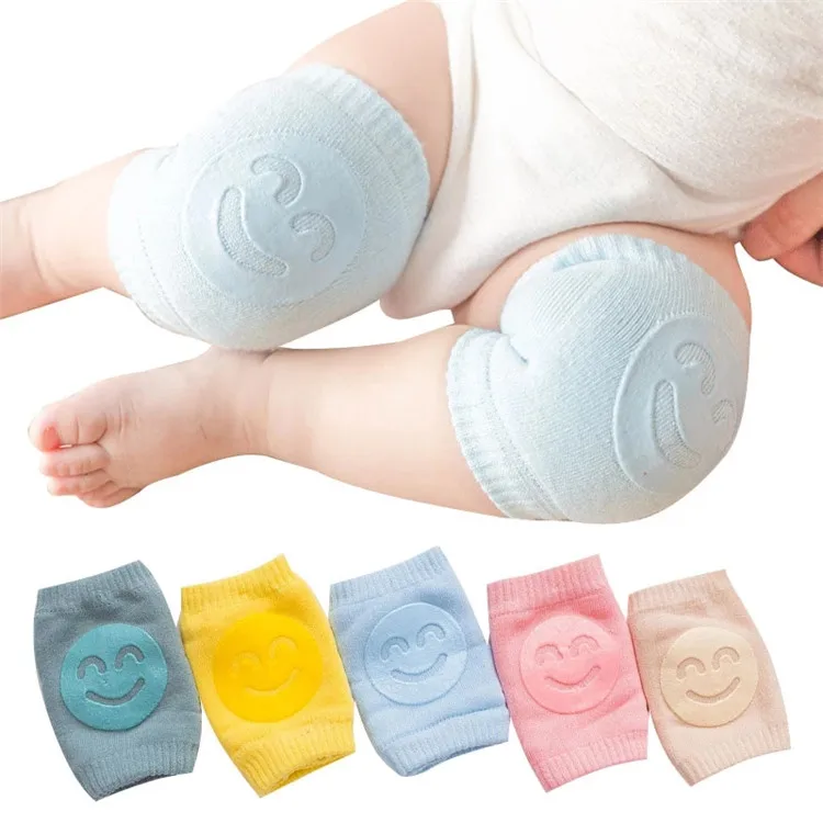 

High Quality Baby Anti Slip Crawling Knee Protector Toddler Baby Safety Knee Sock Function Protection Baby Knee Pad, Pink,green, yellow, beige, dark green