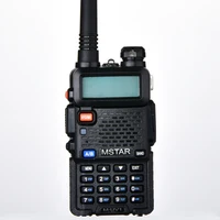 

Mstar M-UV1 UHF 400-480MHz VHF 136-174MHz Dual Band Two Way Radio CE FCC Approved Walkie Talkie With Scrambler