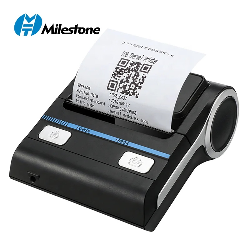 

Milestone 80mm portable blue tooth thermal receipt printer MHT-P8001