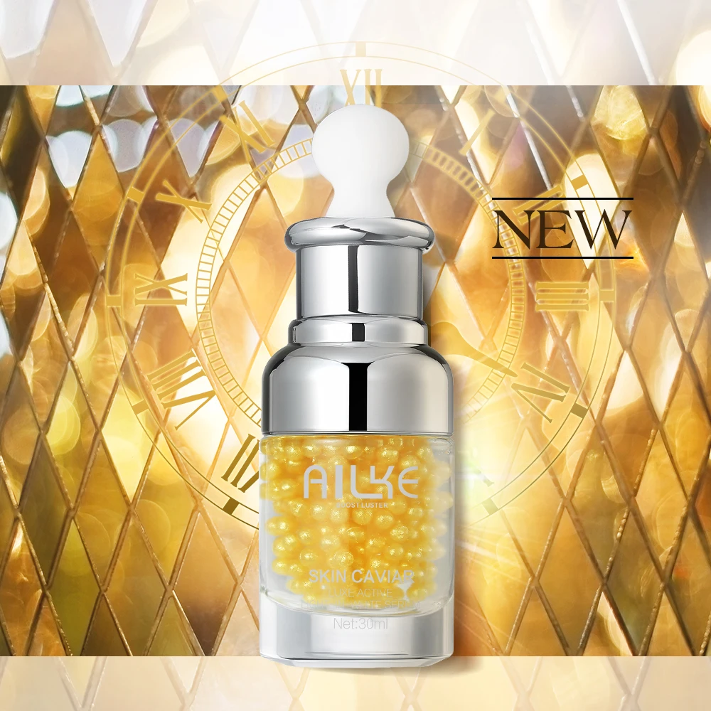 

Original Ailke Brand Natural 24k Gold Lift Serum Anti Aging Skin Caviar Luxe Active Light-in-White Lifting Serum