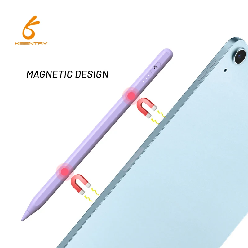 

led indicator actve stylus pen for apple ipad pencil with tilt function