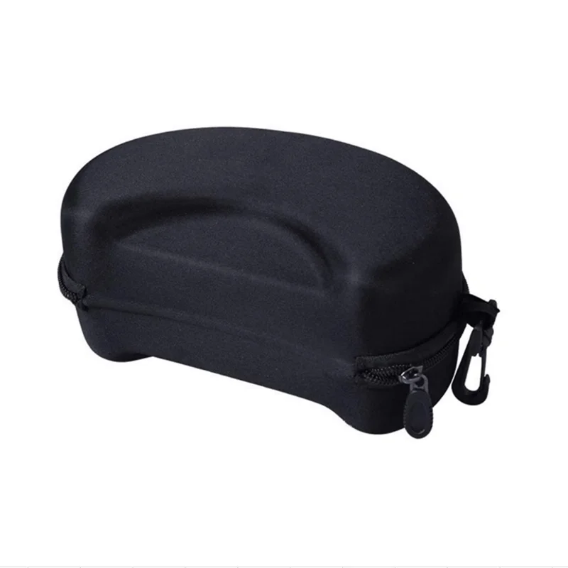 

foldable plastic canva eyeglasses eye glass case box folding glasses case, Black