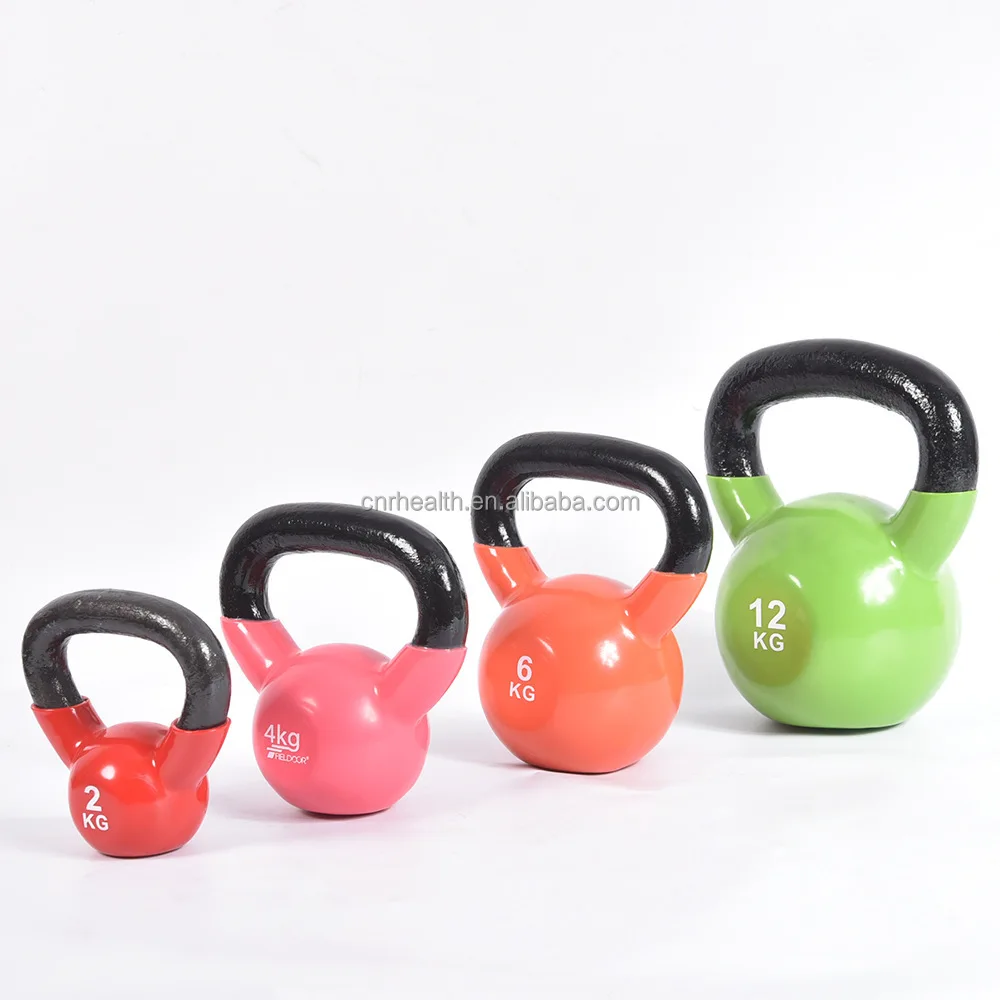 

Hot Selling Popular Cheap Multi Weight Plastic Kettlebell,Cement kettlebell, Pink, purple, green, black,grey, red,etc