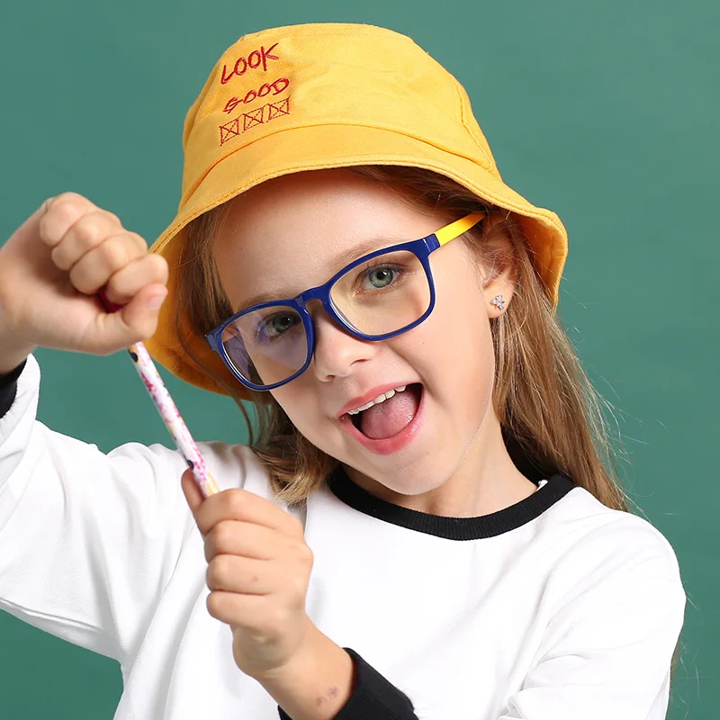 

2020 new fashion AC TPEE Material child computer glasses kids blue light glasses