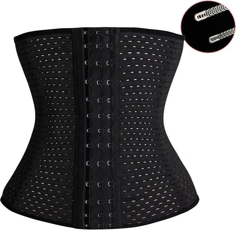 

2021 womens corset shapewear belly control waist trainer corset slimming belt shaper, 3 color