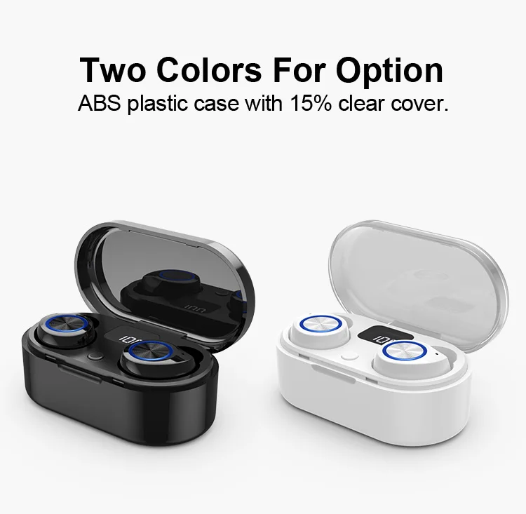 TW80 Blue tooth Earphone Mini Stereo Wireless Headset In Ear Earbuds Headphone with Microphone for ios iPhone Android Samsung - ANKUX.COM