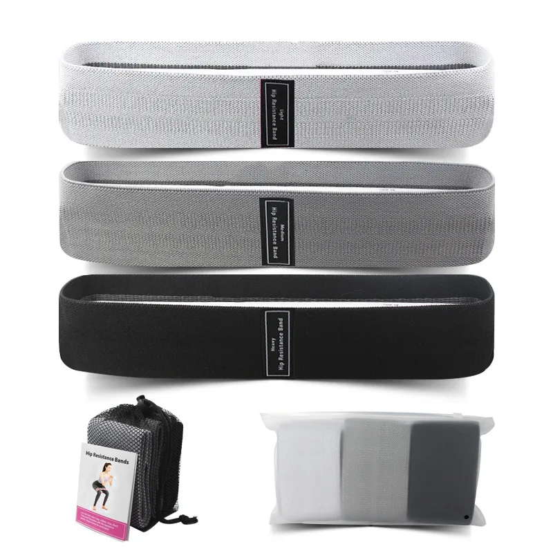 

Yoga 3Pcs Home Gym Exercise Home/Gym Fitness Set Elastic Resistance Bands, 3 colors