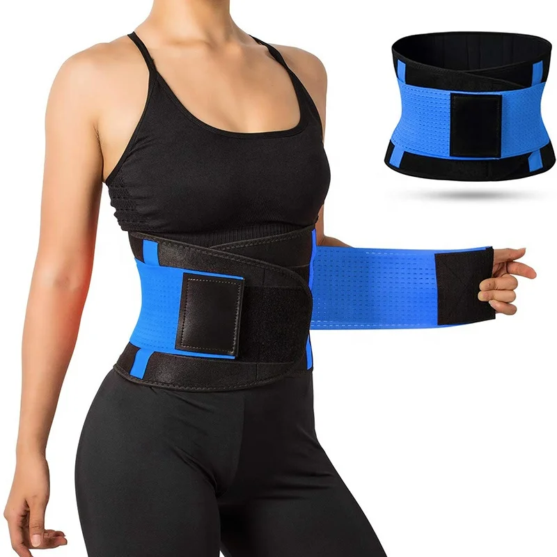 

Fajas Deportivas de Neoprene Burning Fat Breathable Firm Waist Trimmer Tummy control Sport Belt Waist Trainer Shaper for women, As picture