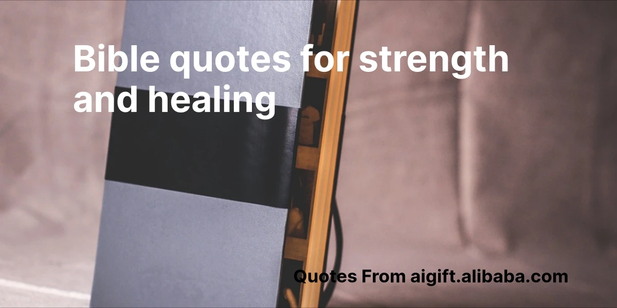 bible quotes for strength and healing