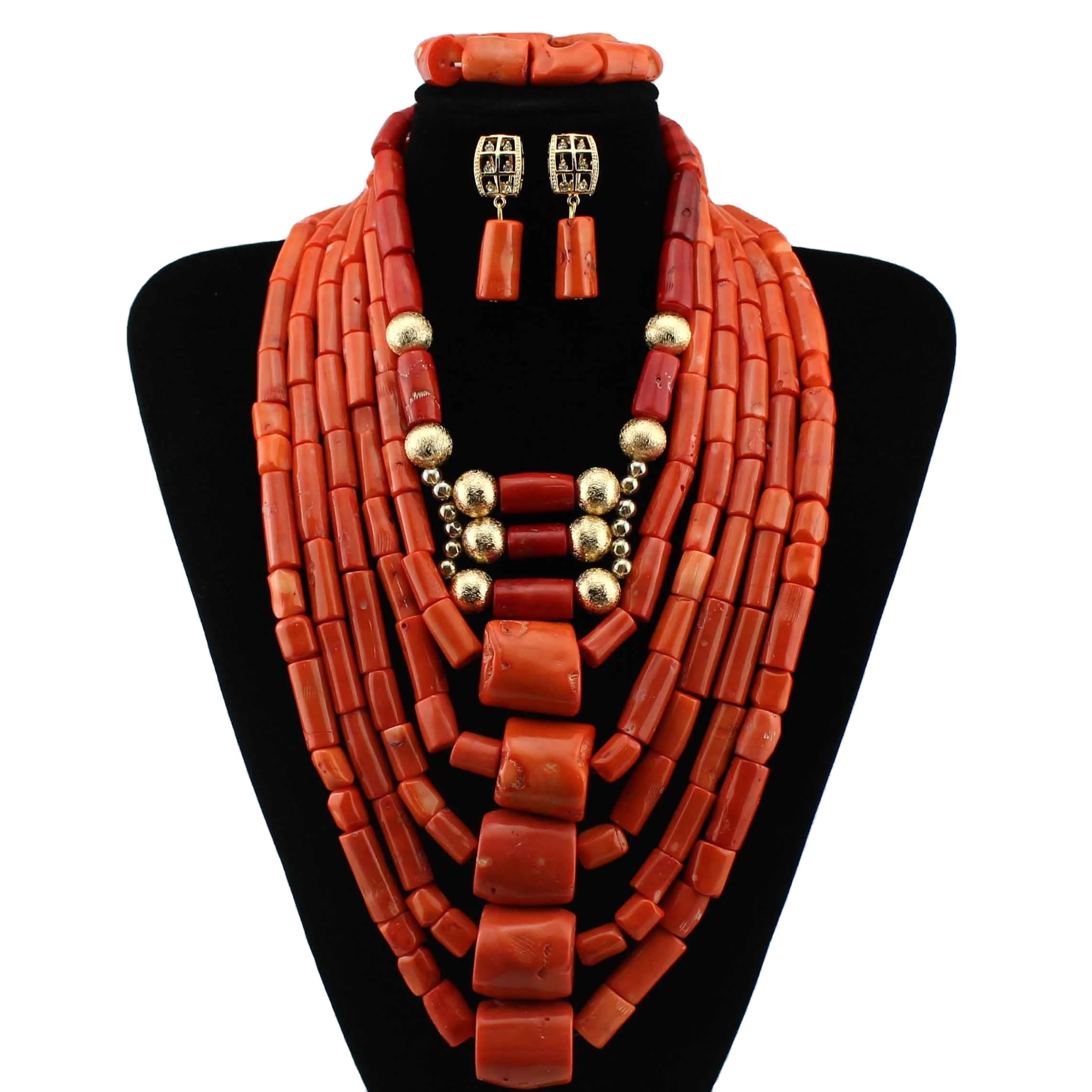 

Coral necklace earrings jewelry sets vintage statement necklace for women fine jewelry sets, Coral,silver,white,green