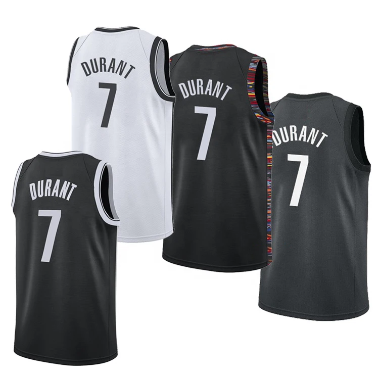 

2021 Newest Custom Embroidered Men's #7 Kevin Durant Basketball Jerseys/shorts