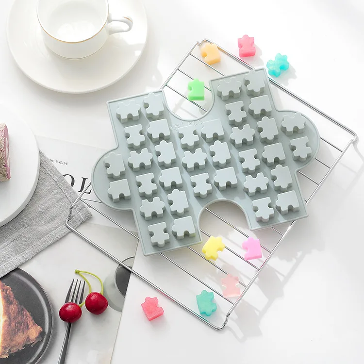 

Puzzle chocolate mold cake mold candy mold