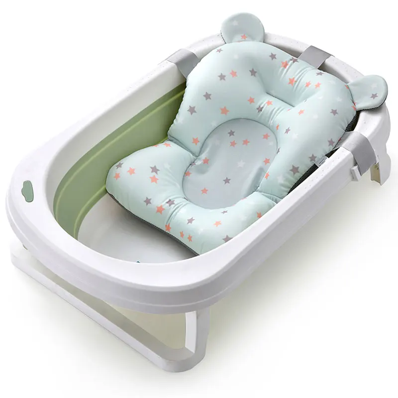 

Baby folding bathtub collapsible bathtub baby bathtub with digital, Blue/green/pink