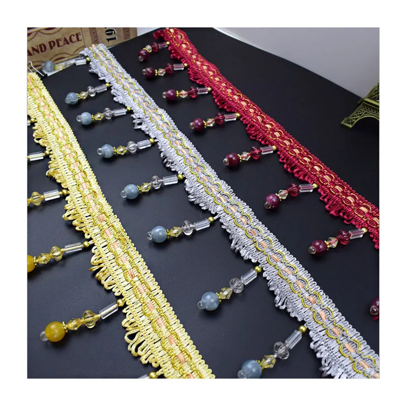 

Curtain decoration lace tassel pendant crystal ball Accessories spot supply
