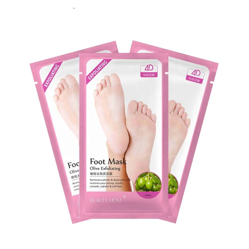 

OEM Custom Logo Organic Foot Peel Mask Dead Skin Remover Foot Mask Peeling Exfoliating Foot Skin Care Feet Mask for Sale