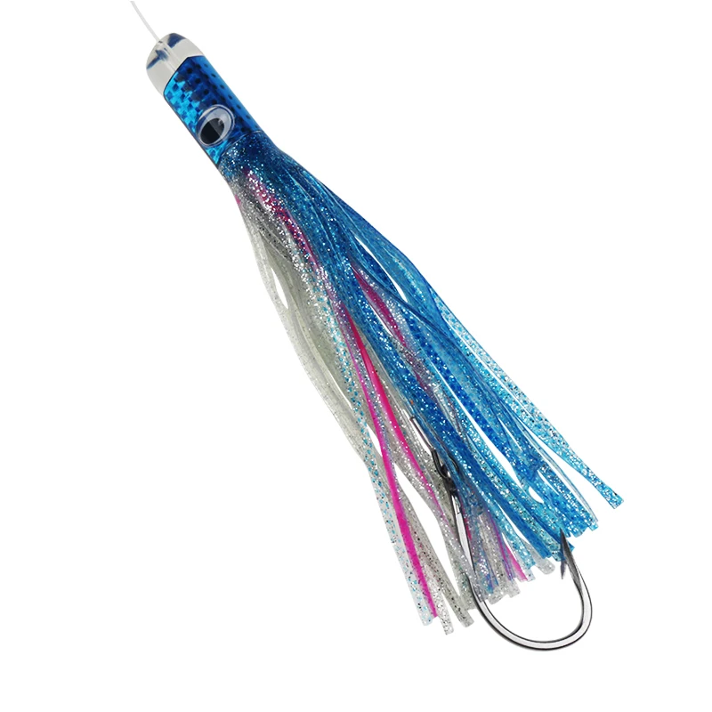 

30cm 167g octopus Fishing Soft Lure With Lead Jigging Hook Sea Fishing Boat Fishing Squid Octopus Baits Moray Tuna, 4colors