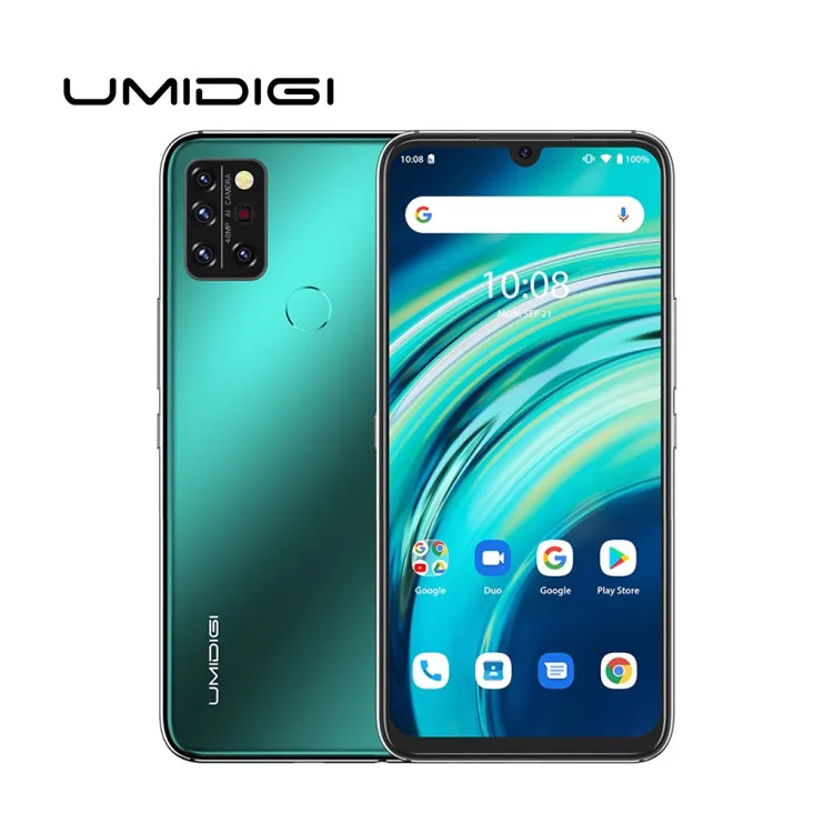 

Hot Sales Green UMIDIGI A9 Pro Non-contact 4GB+64GB 4150mAh Battery New design High Quality Smartphone