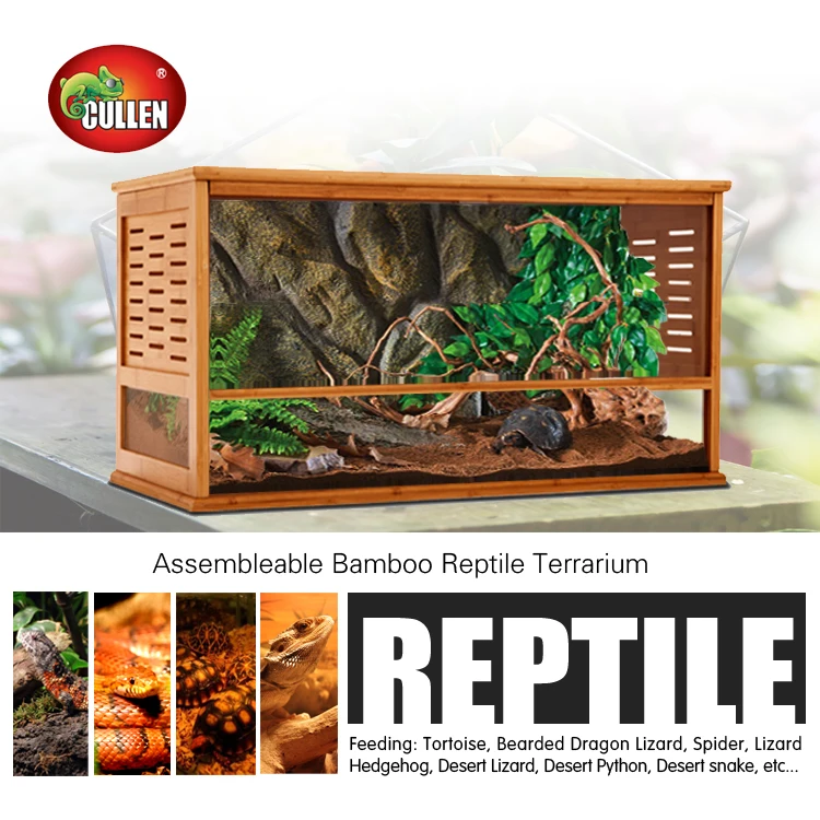 Bamboo Reptile Terrarium Pet Cage - Buy Bamboo Reptile Terrarium,Pet ...