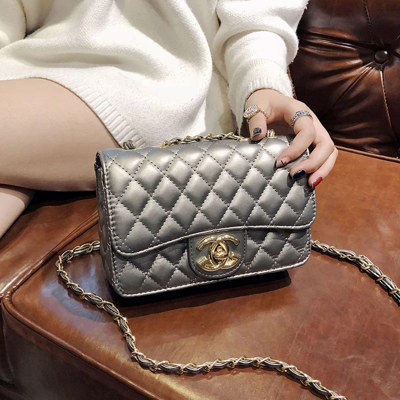 
Women Classic Hobo Bag Cross body Chain Shoulder Bag Top Handle Purse 