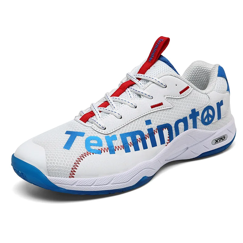 

Sell hot BM110x men and women youth wear training table tennis breathable tennis sports badminton shoes, Blue