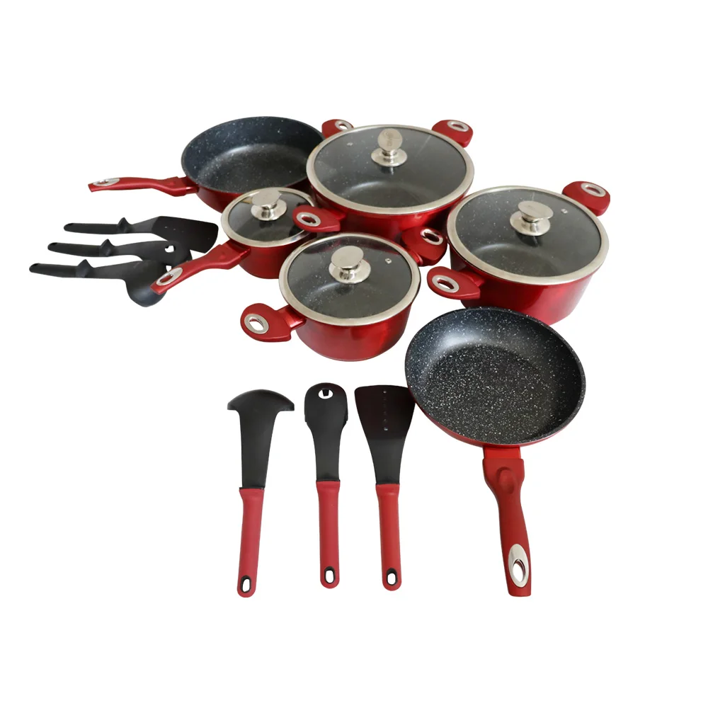 

Cost-Effective Multifunctional Aluminumnon Cooking Pots Sets Nonstick Cookware