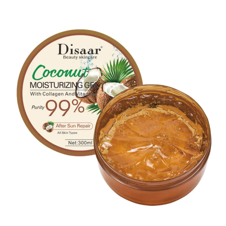 

High Quality Dissar Beauty Skin Care Moisturizing Refreshing Collagen Face Body 99% Coconut Cream Gel